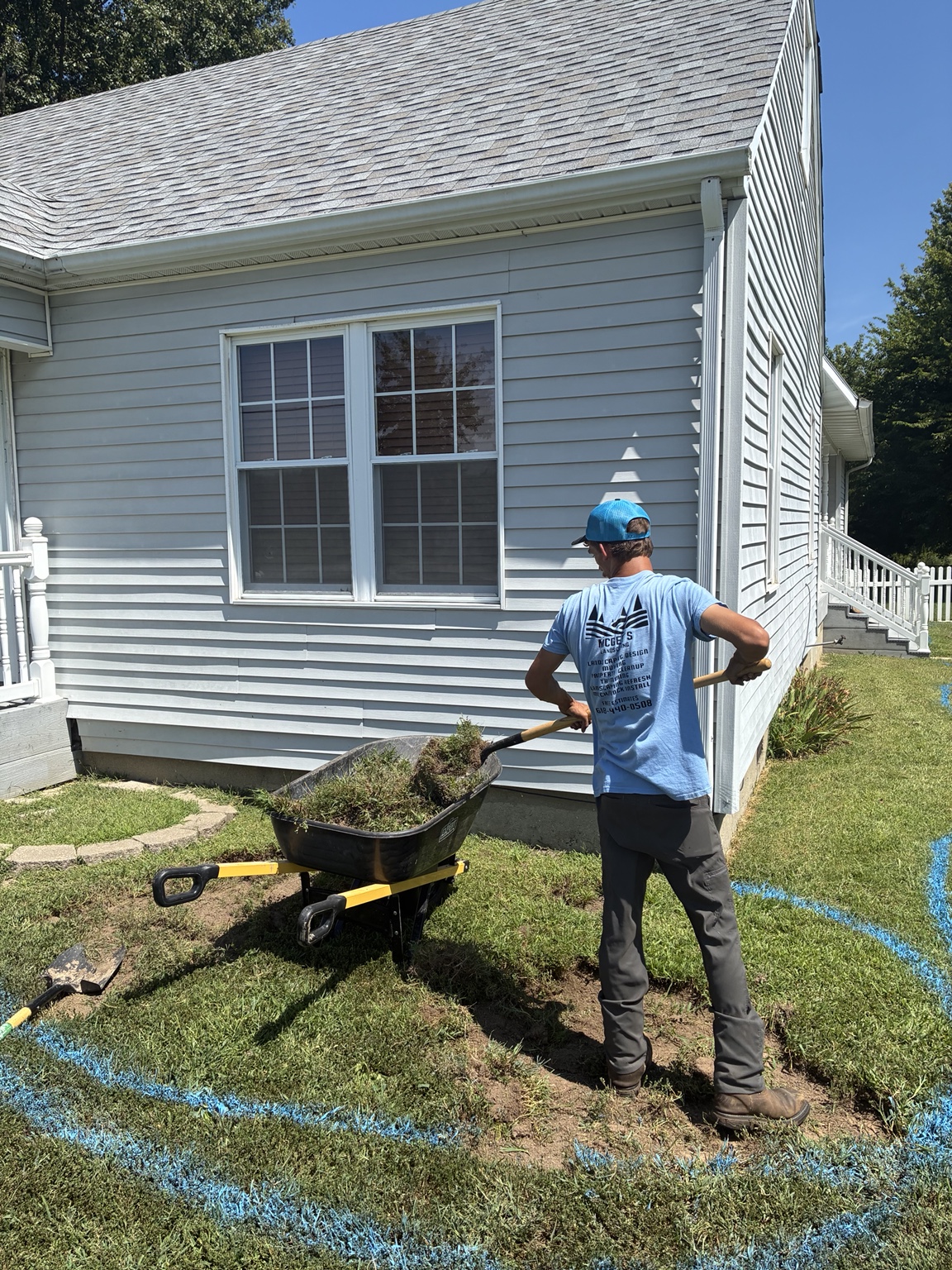McGee's Landscaping planting work